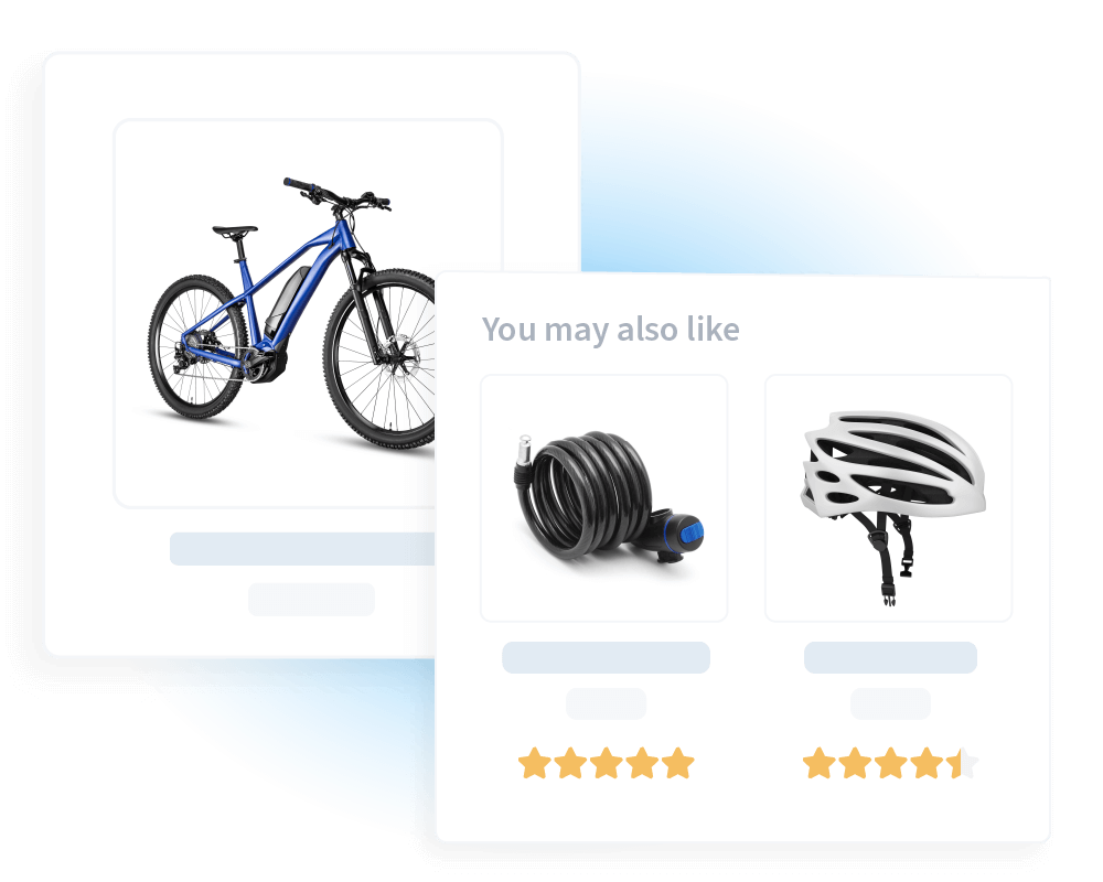 Bike related product recommendation