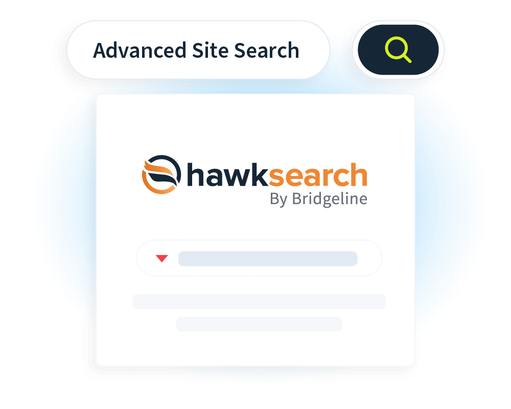 image with the hawksearch logo saying advanced site search